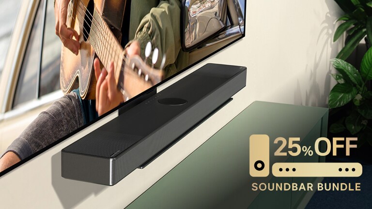 Up to 25% off select Soundbars w/ eligible OLED TV purchase